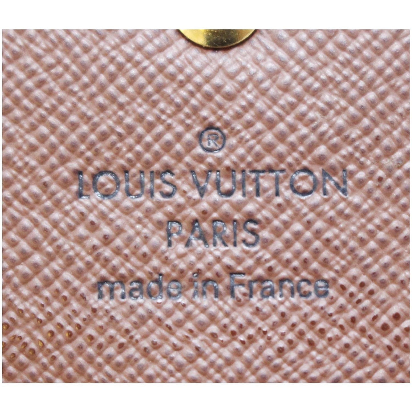 LOUIS VUITTON Monogram Canvas 6 Key Holder Brown