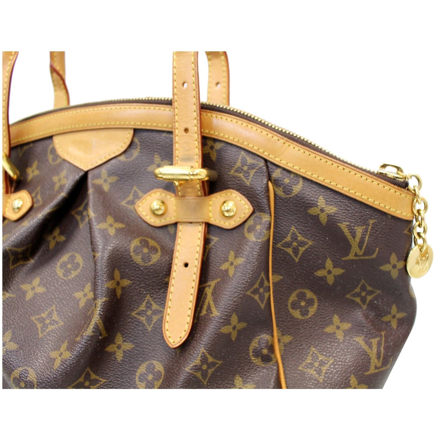 LOUIS VUITTON Tivoli GM Monogram Canvas Shoulder Bag Brown