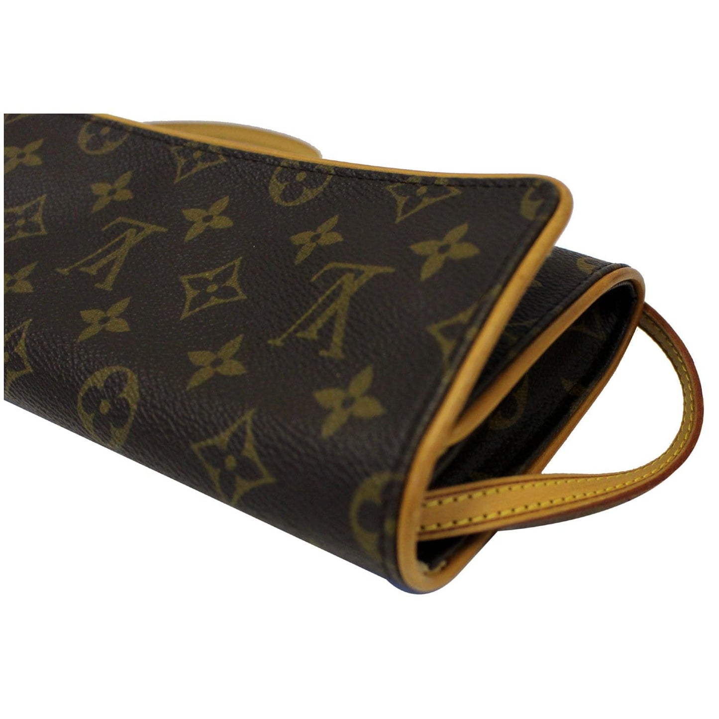 LOUIS VUITTON Pochette Twin GM Monogram Canvas Shoulder Bag Brown