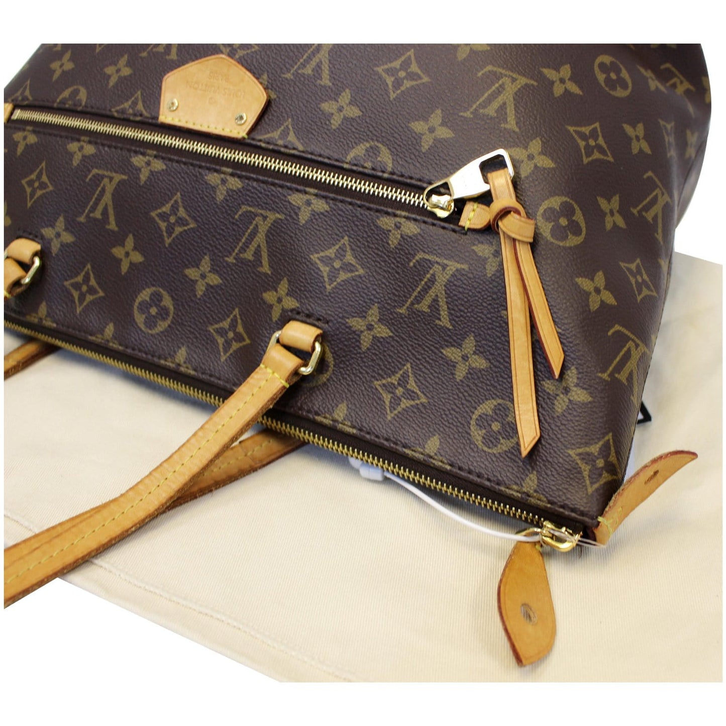 LOUIS VUITTON Iena PM Monogram Canvas Shoulder Bag Brown