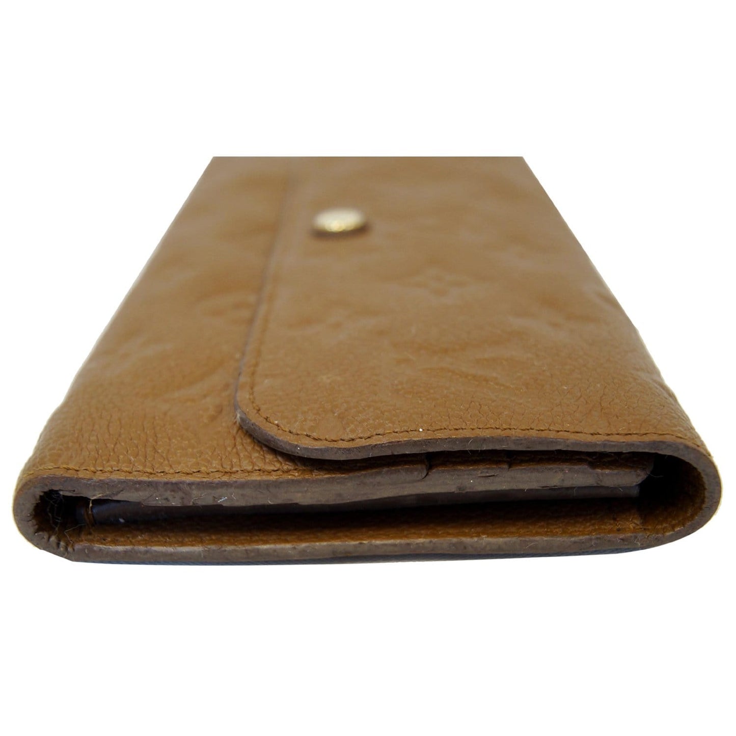 LOUIS VUITTON Portefeuille Virtuose Empreinte Leather Trifold Wallet Havane - 20% OFF