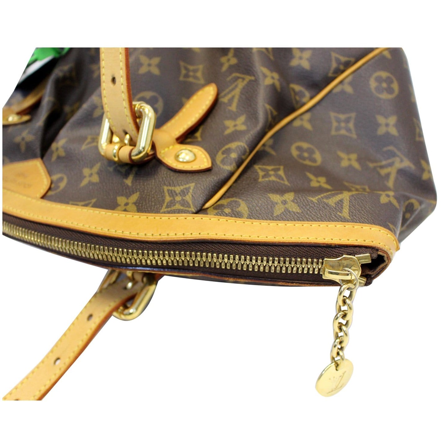 LOUIS VUITTON Tivoli GM Monogram Canvas Brown Shoulder Bag Brown