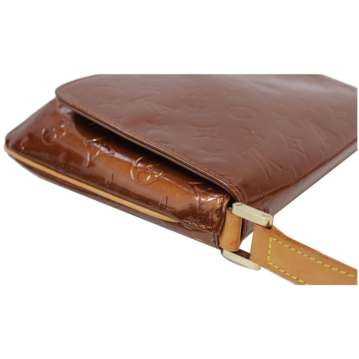 LOUIS VUITTON Thompson Street Monogram Vernis Shoulder Bag Bronze
