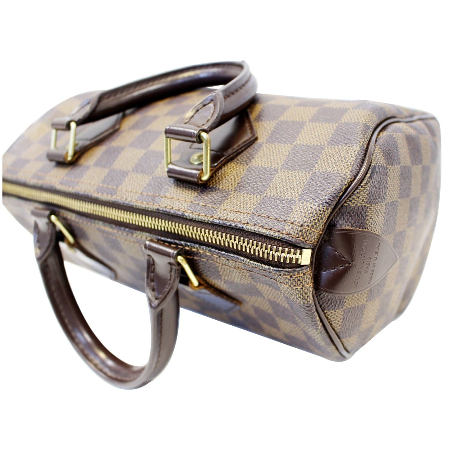 LOUIS VUITTON Speedy 25 Damier Ebene Satchel Bag