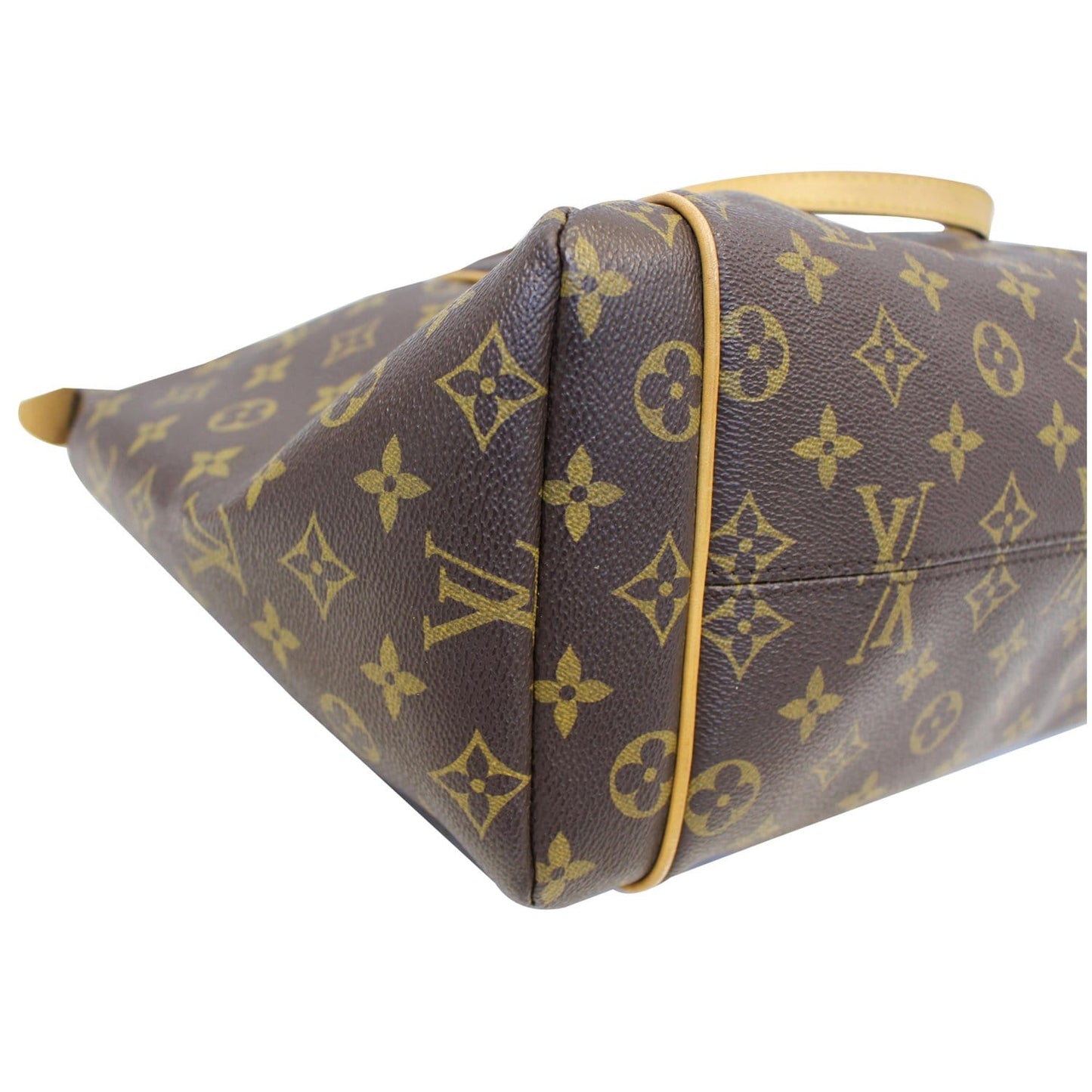 LOUIS VUITTON Totally MM Monogram Canvas Tote Shoulder Bag Brown