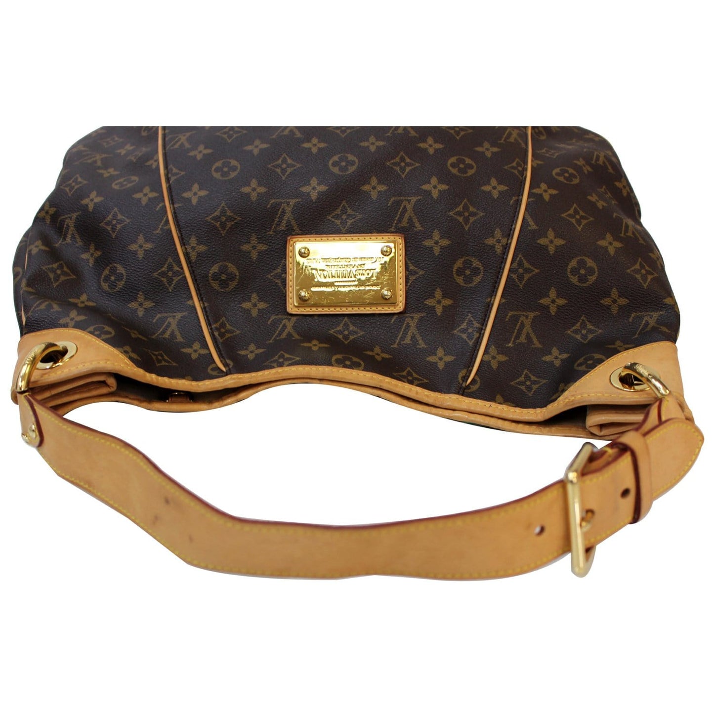 LOUIS VUITTON Galliera GM Monogram Canvas Shoulder Bag Brown
