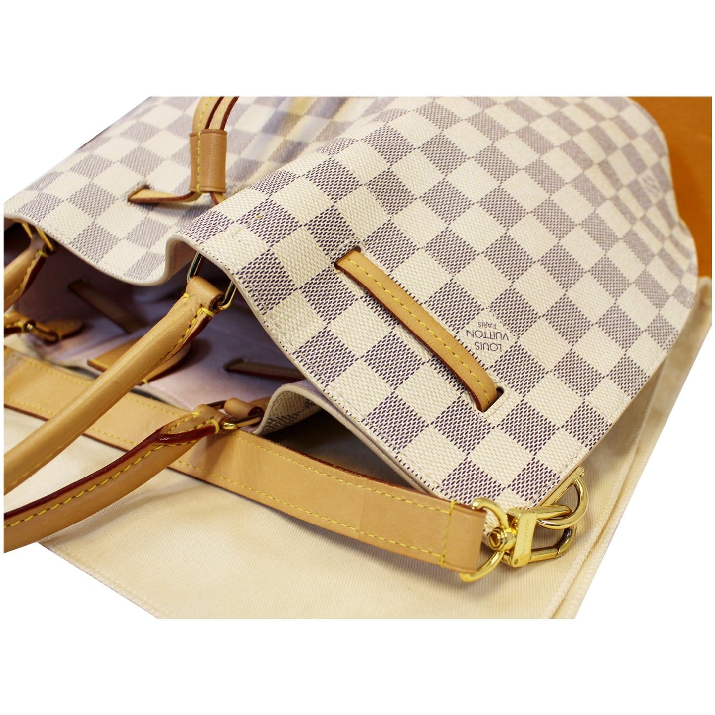 LOUIS VUITTON Girolata Damier Azur Shoulder Bag
