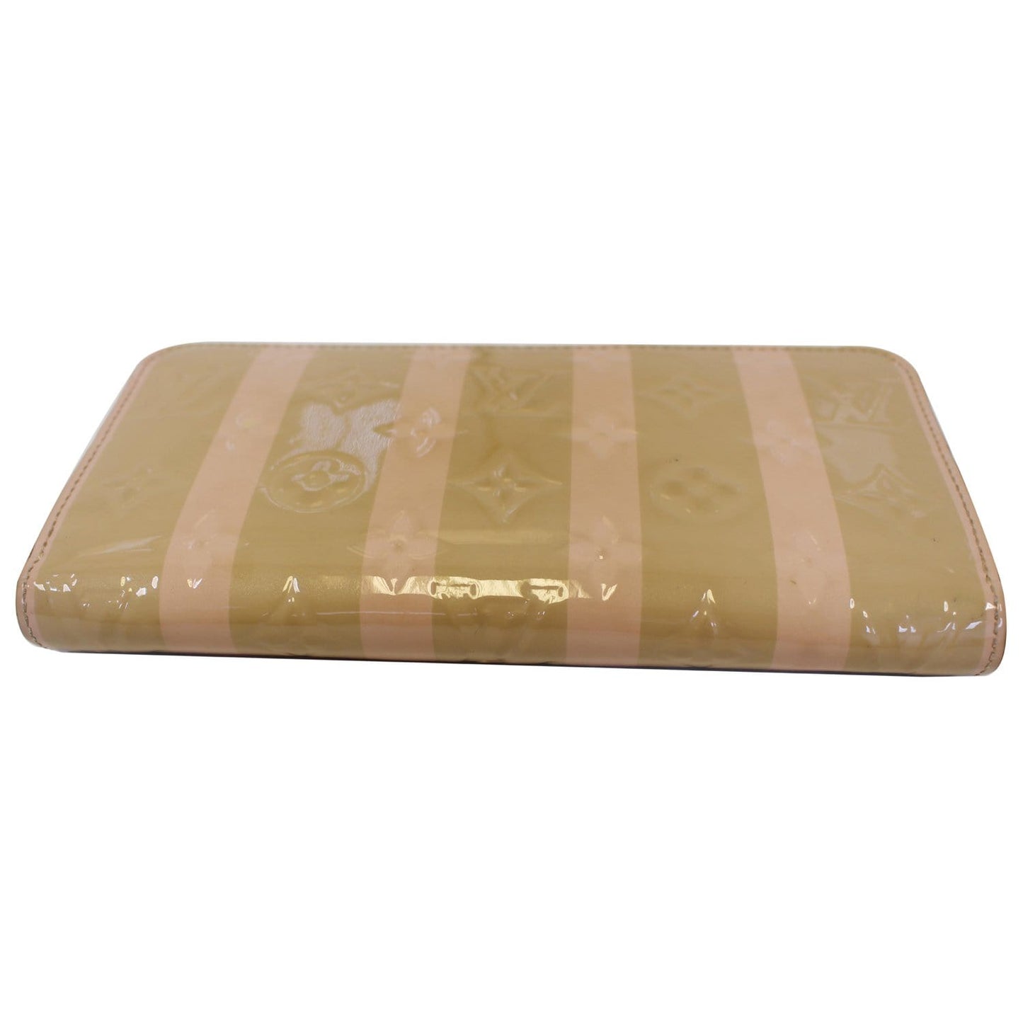 LOUIS VUITTON Vernis Rayures Zippy Wallet Dune - 25% OFF