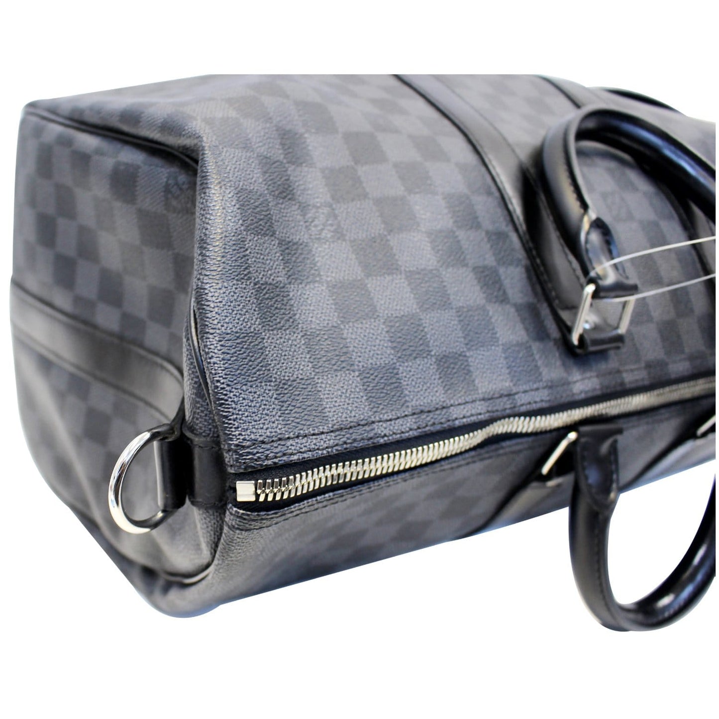LOUIS VUITTON Keepall 45 Damier Graphite Bandouliere Travel Bag