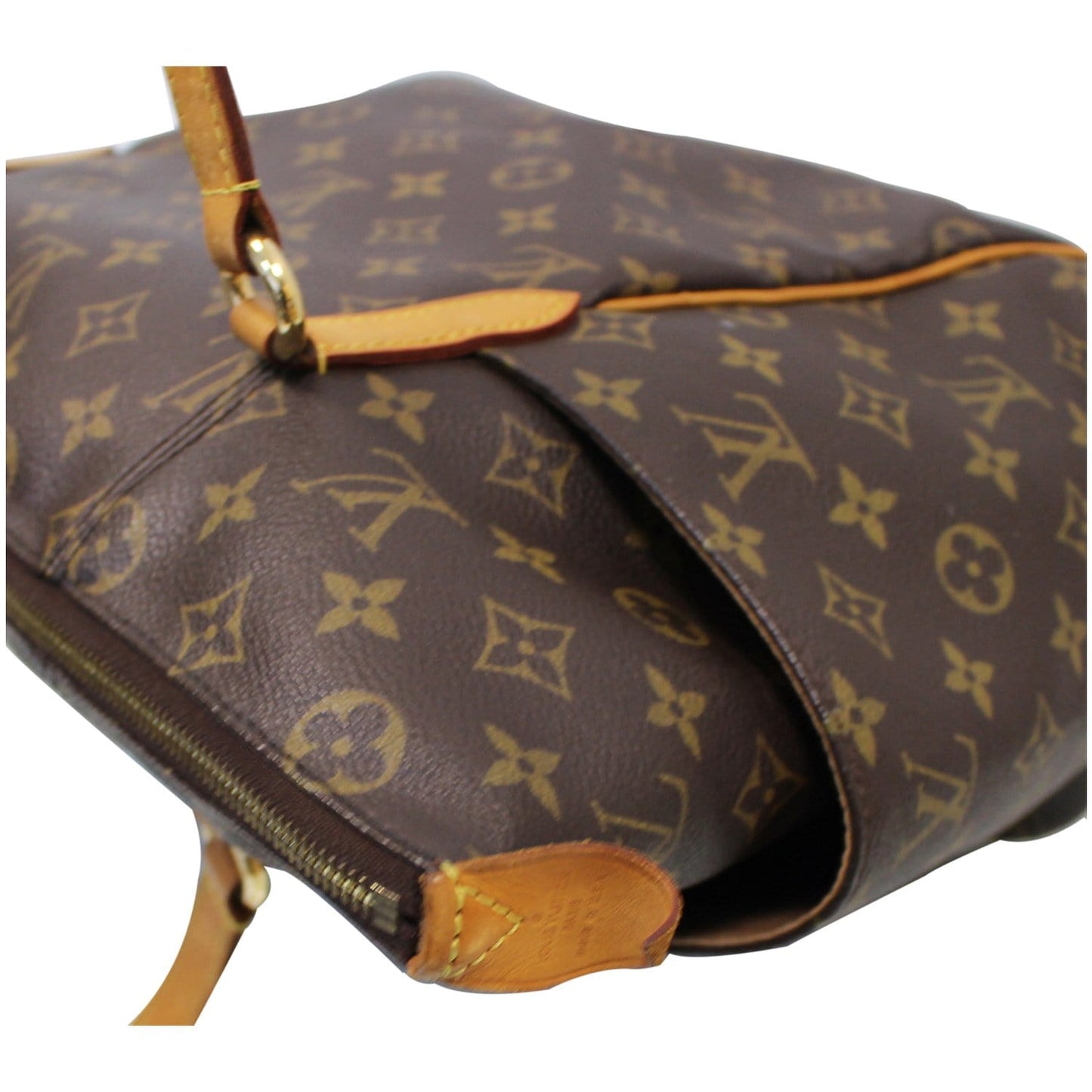 LOUIS VUITTON Totally MM Monogram Canvas Shoulder Bag Brown