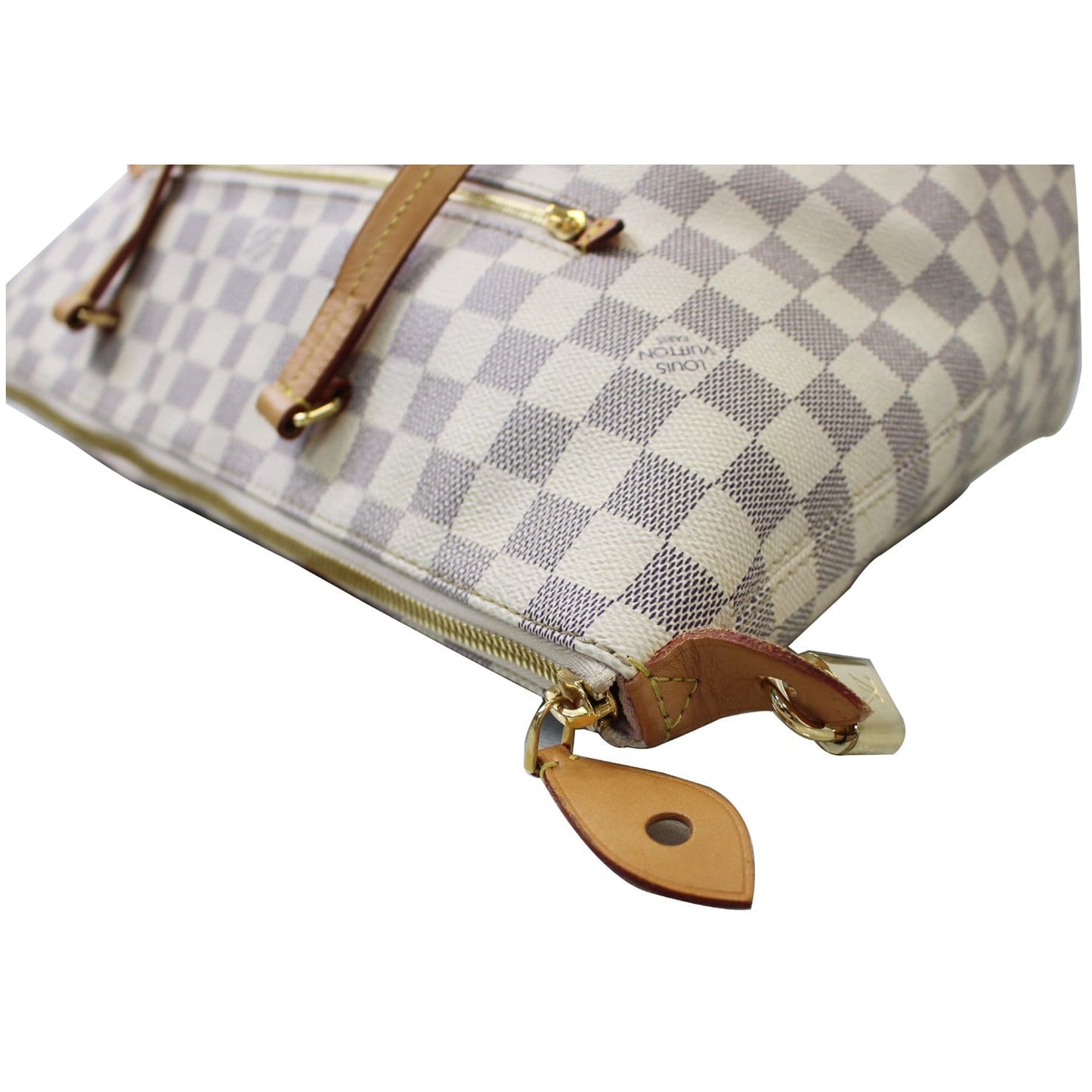 LOUIS VUITTON Iena MM Damier Azur Shoulder Bag White - 15% OFF