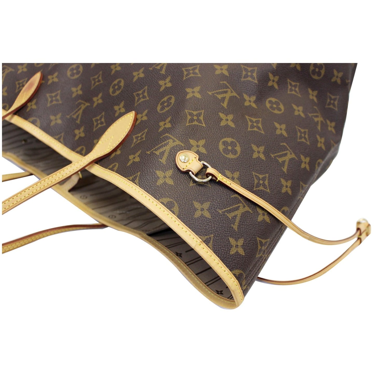 LOUIS VUITTON Neverfull GM Monogram Canvas Tote Shoulder Bag Brown