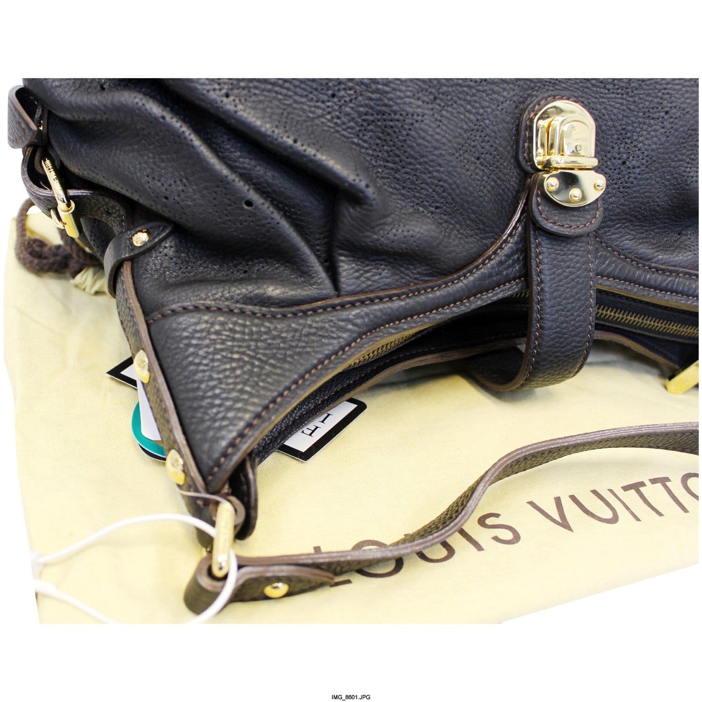 LOUIS VUITTON Mahina XS Monogram Black Leather Shoulder Bag - Sale