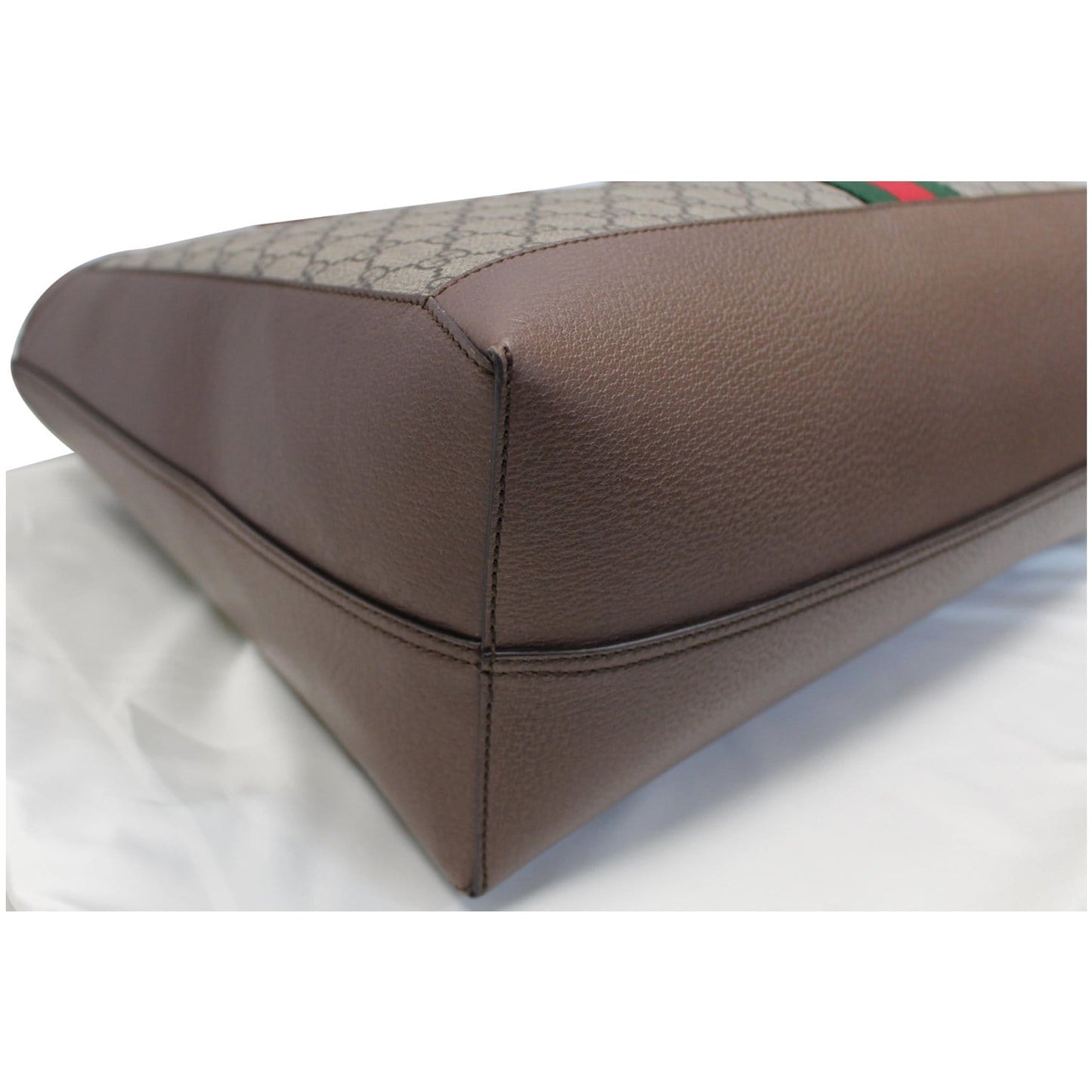 GUCCI Ophidia Soft GG Supreme Tote Bag Brown 547947