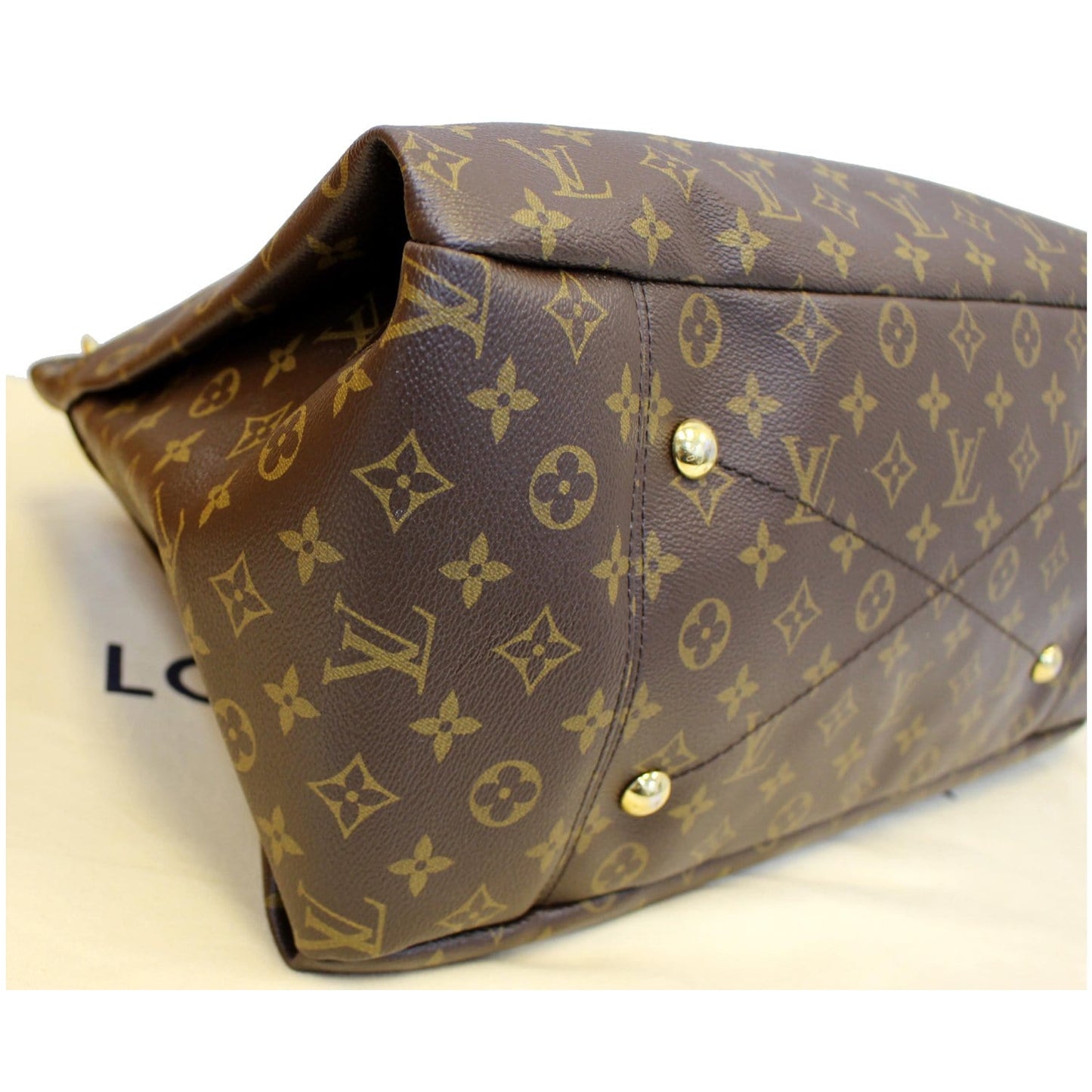 LOUIS VUITTON Artsy MM Monogram Canvas Shoulder Bag Brown