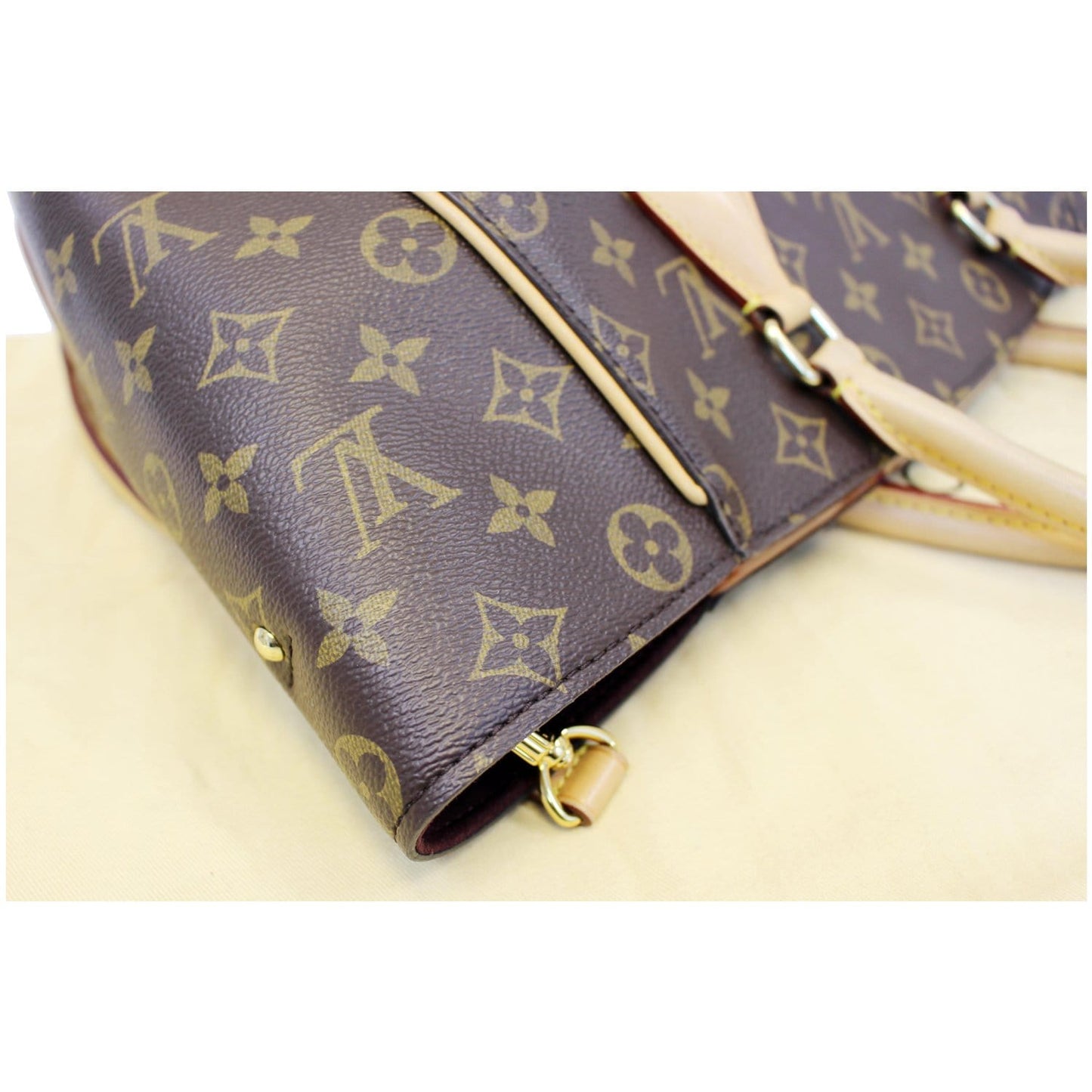 LOUIS VUITTON Phenix Monogram Canvas Shoulder Handbag Brown