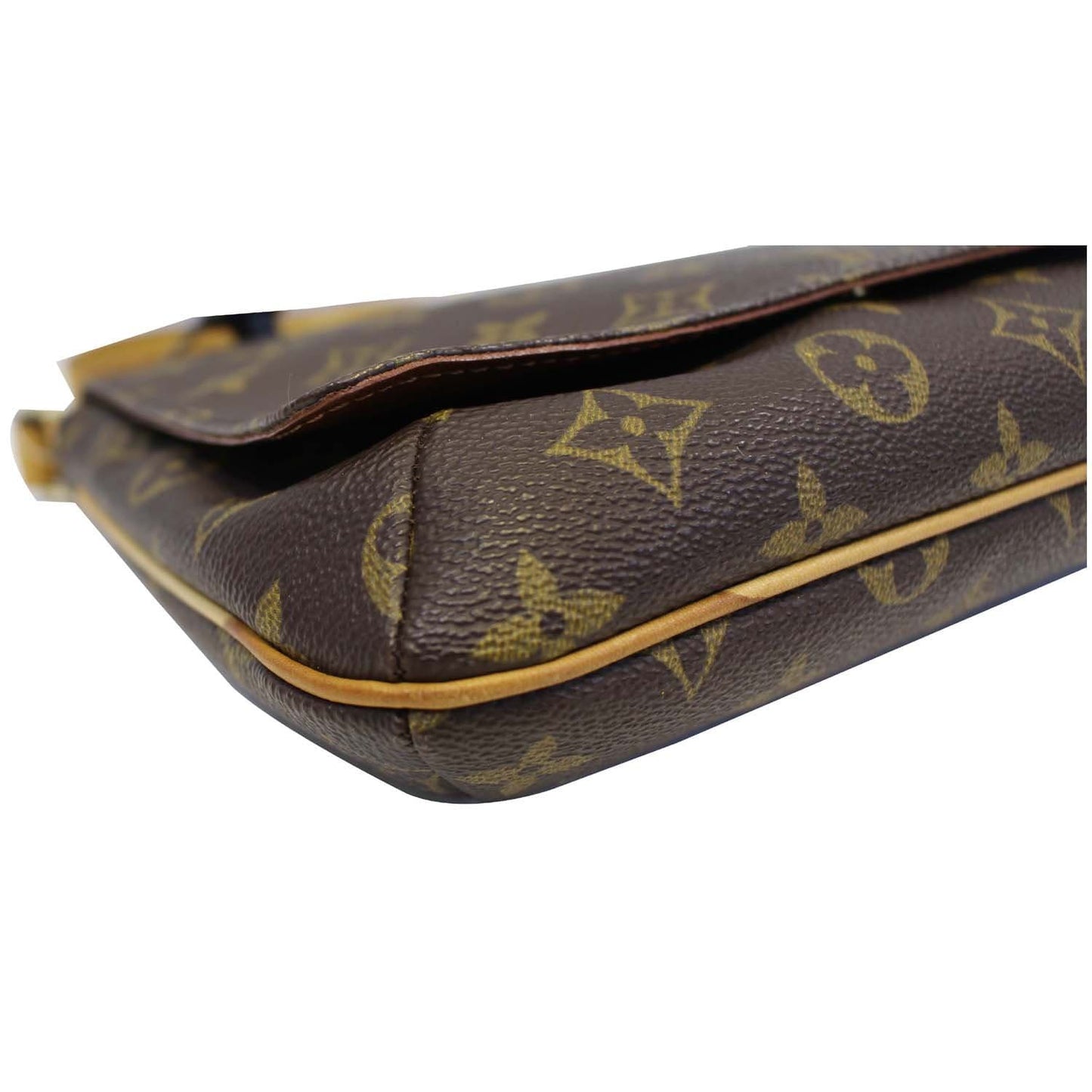 LOUIS VUITTON Musette Tango Monogram Canvas Short Strap Shoulder Bag Brown