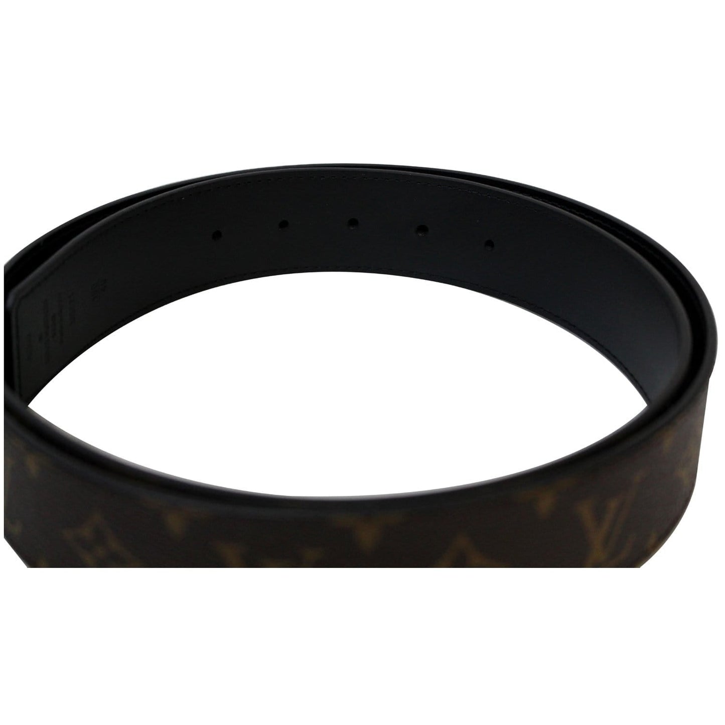 LOUIS VUITTON Monogram Canvas Belt Strap Brown