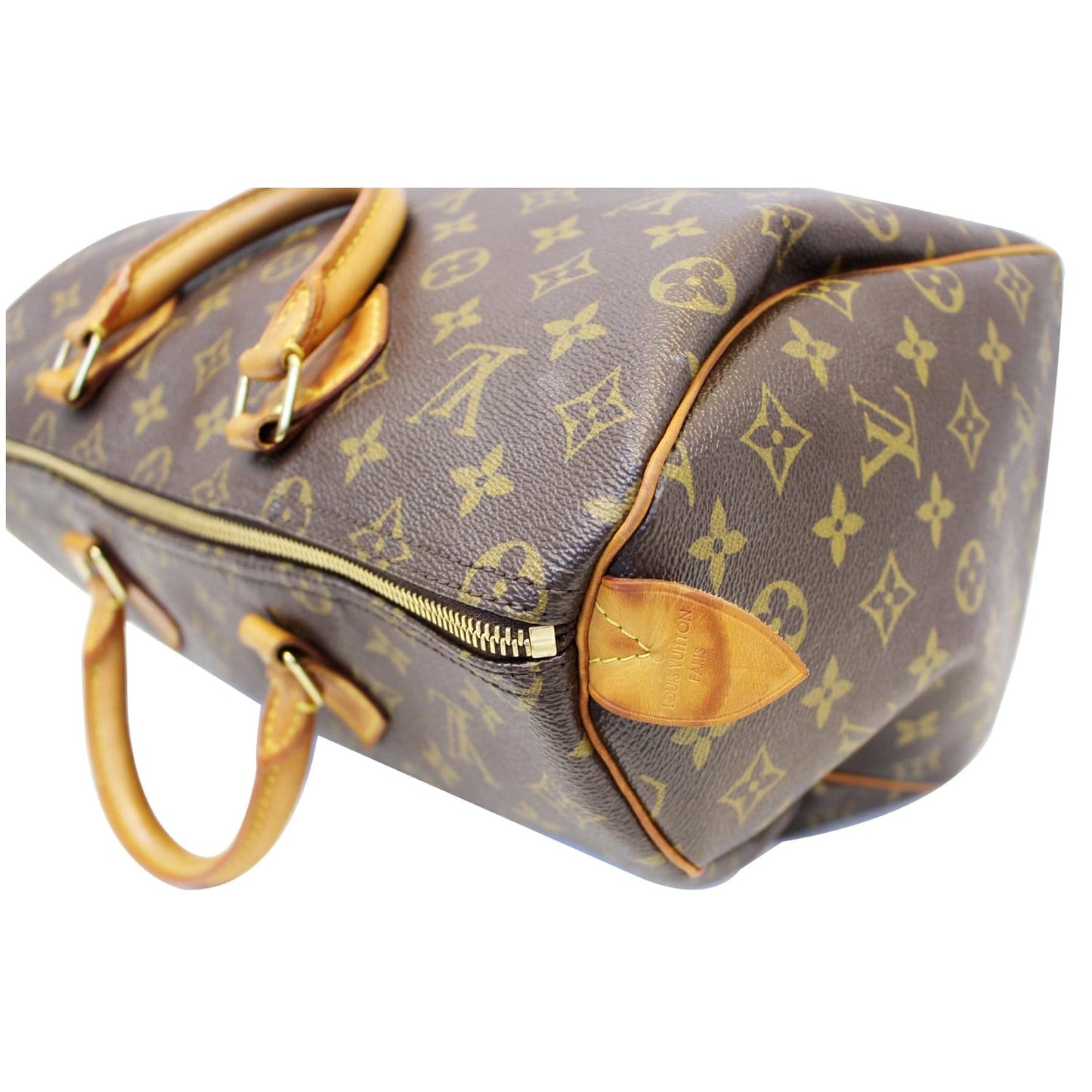 LOUIS VUITTON Speedy 35 Monogram Canvas Satchel Bag