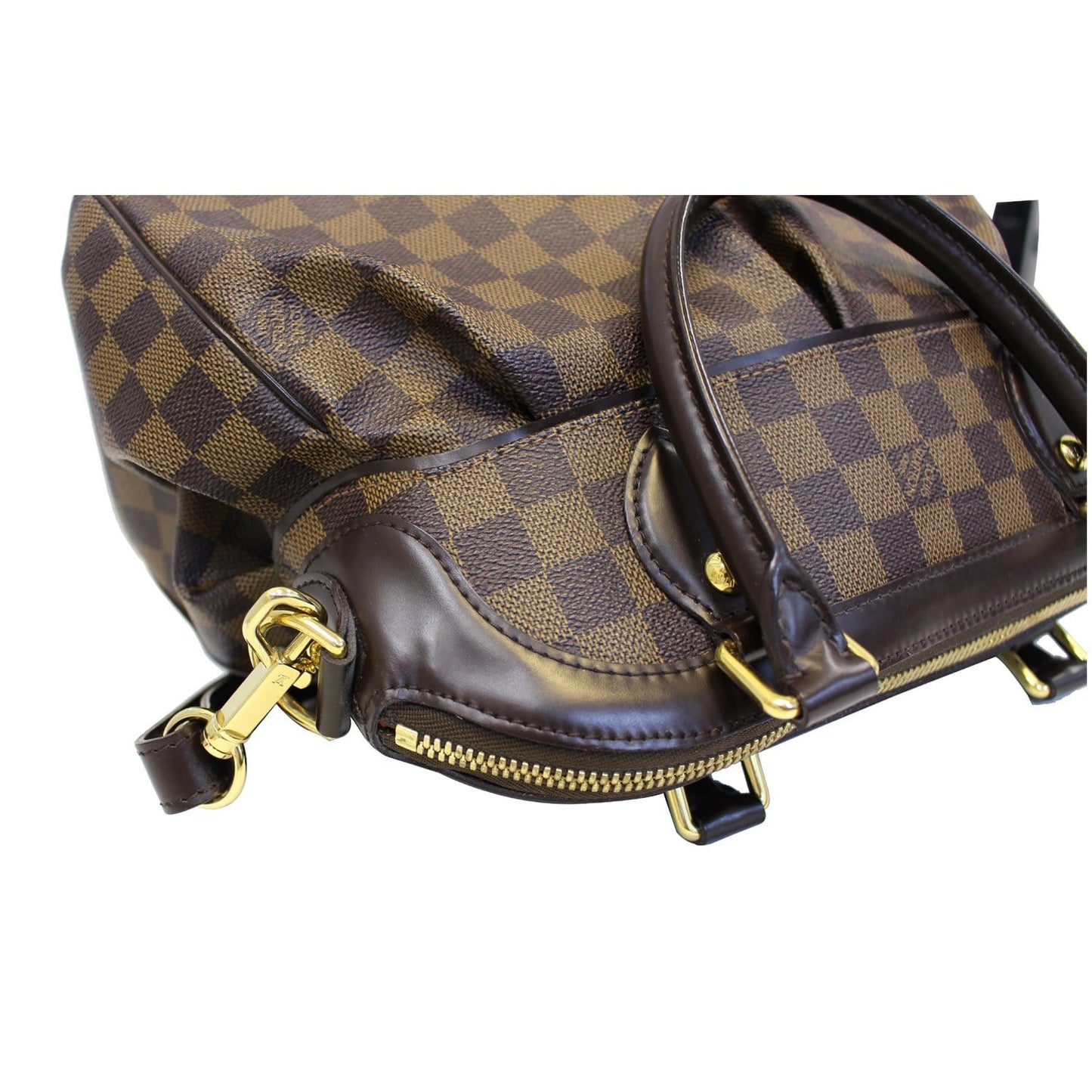 LOUIS VUITTON Trevi PM Damier Ebene Brown Shoulder Bag