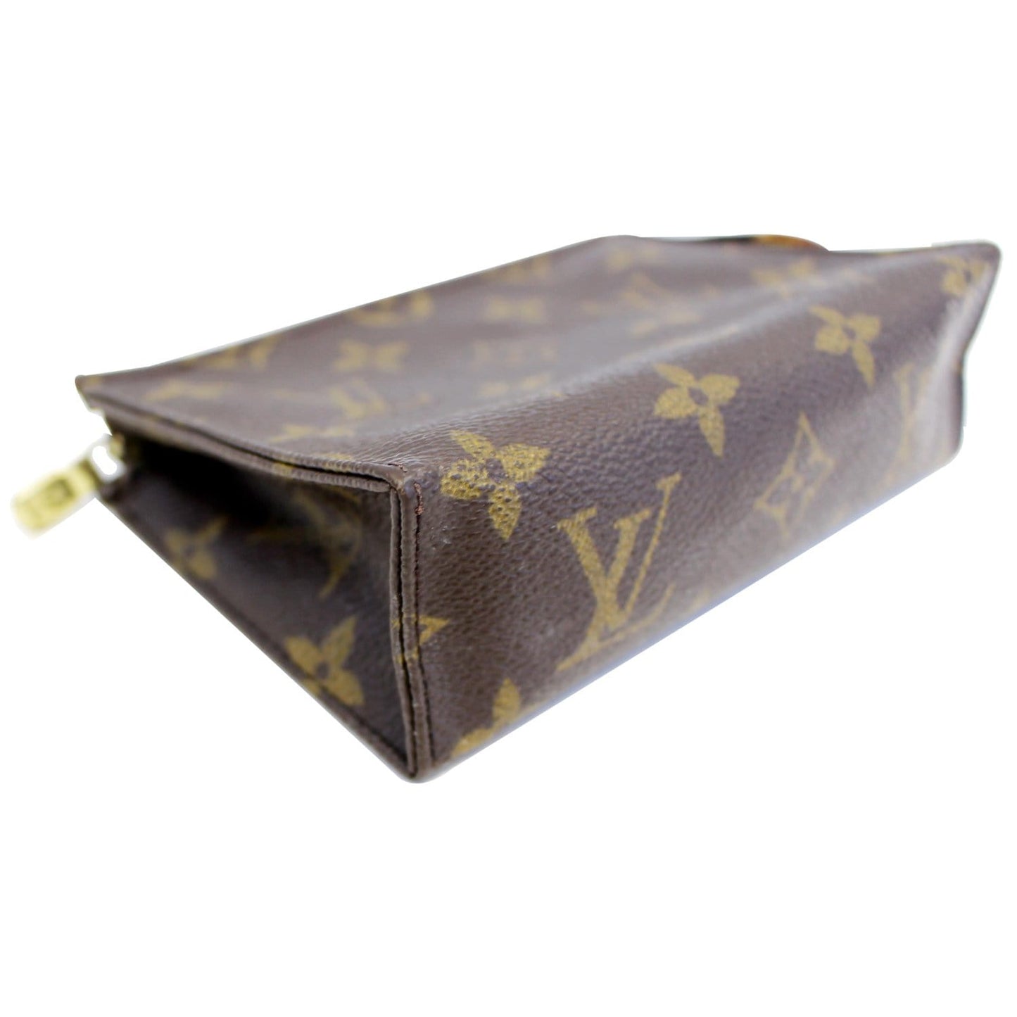 LOUIS VUITTON Monogram Canvas Toiletry Pouch Brown