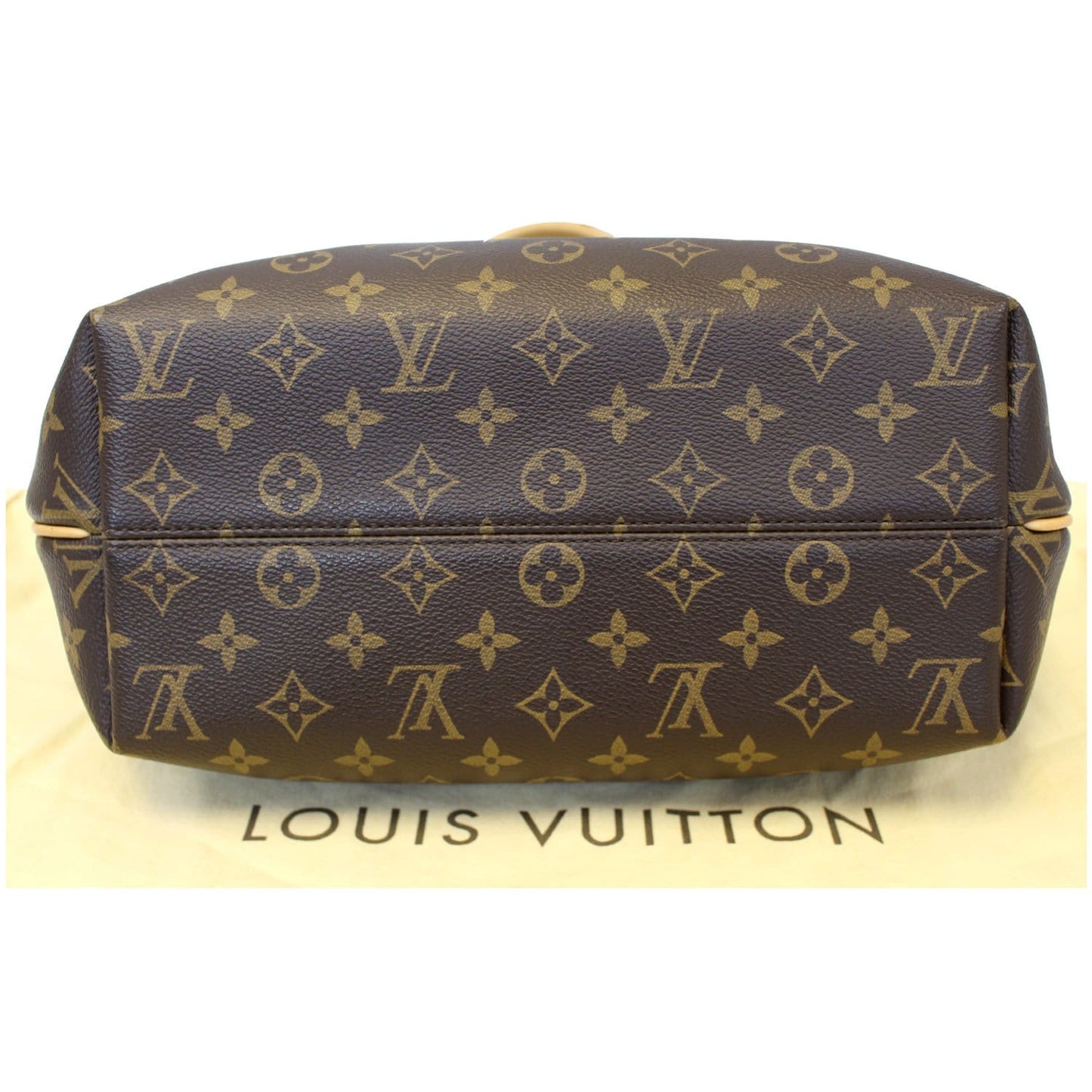 LOUIS VUITTON Turenne MM Monogram Canvas 2 Way Shoulder Handbag Brown