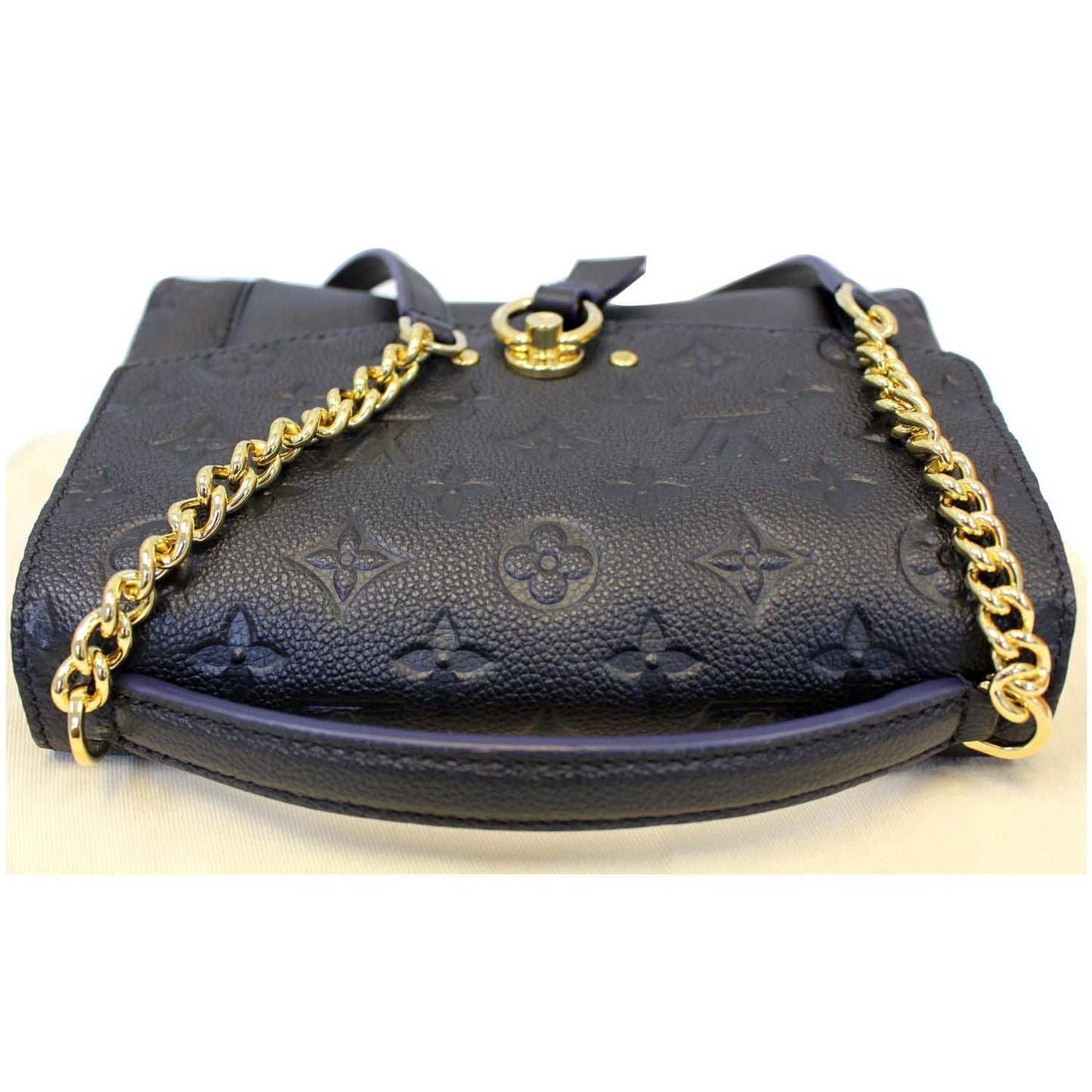 LOUIS VUITTON Blanche BB Monogram Empreinte Crossbody Bag Black