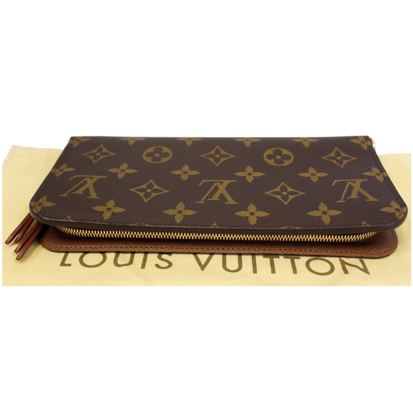LOUIS VUITTON Insolite Monogram Canvas Wallet Brown