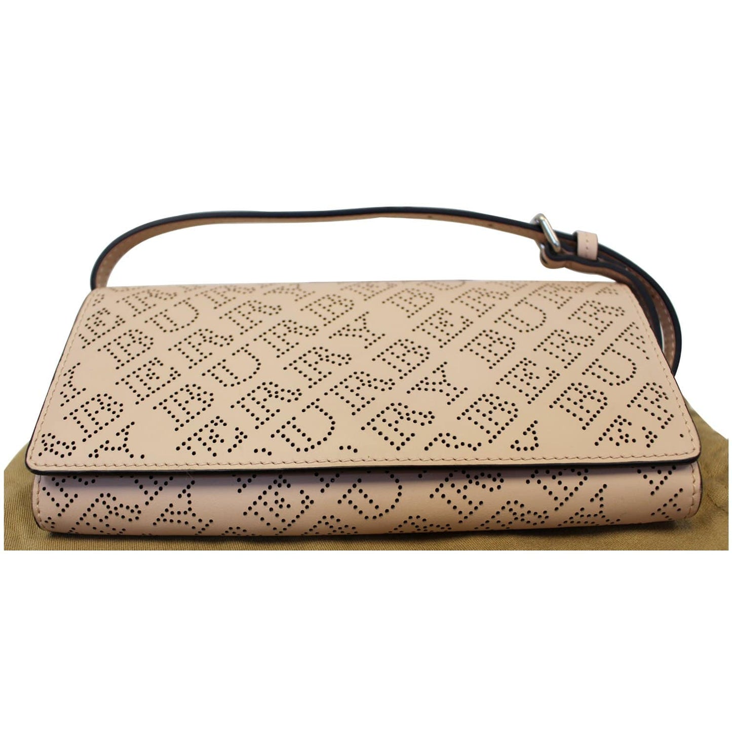 BURBERRY Hampshire Perforated Leather Crossbody Bag