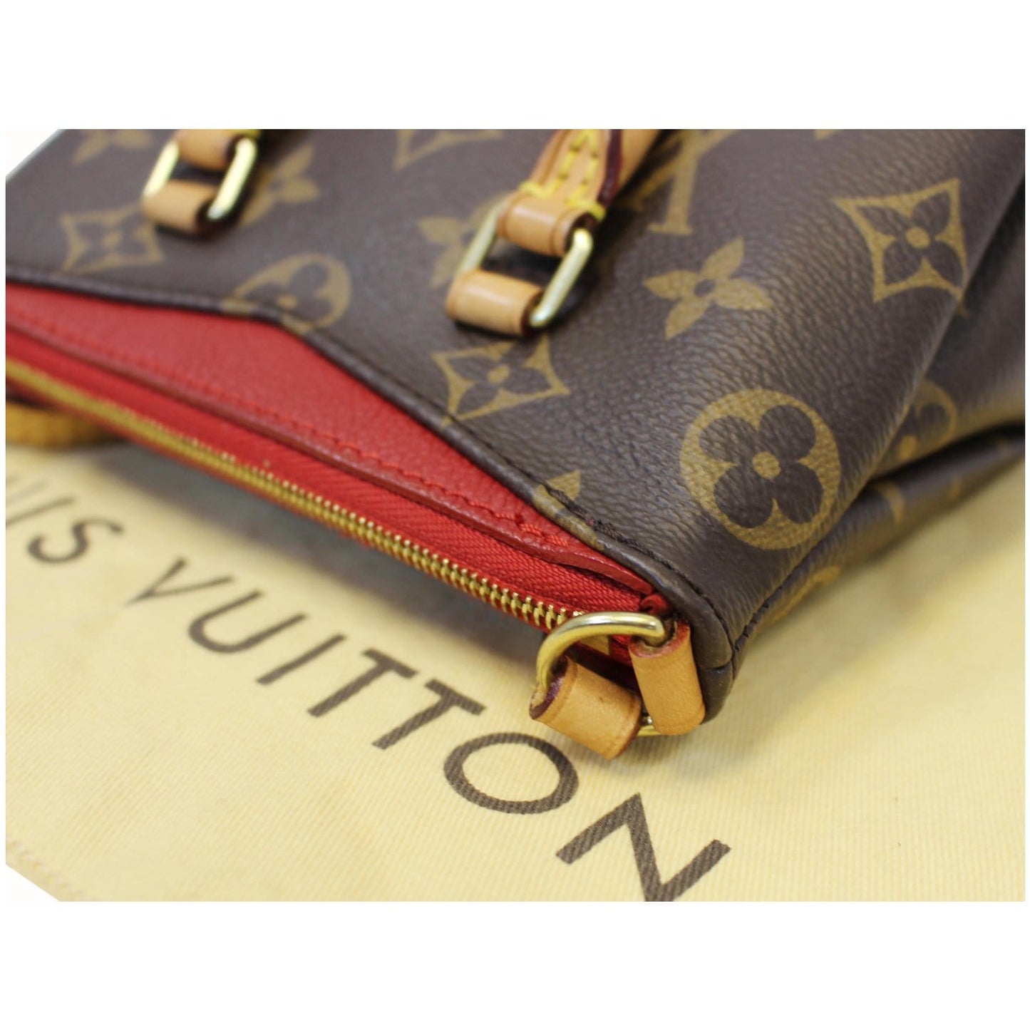 LOUIS VUITTON Nano Pallas Monogram Canvas Shoulder Crossbody Bag Brown - 20% OFF