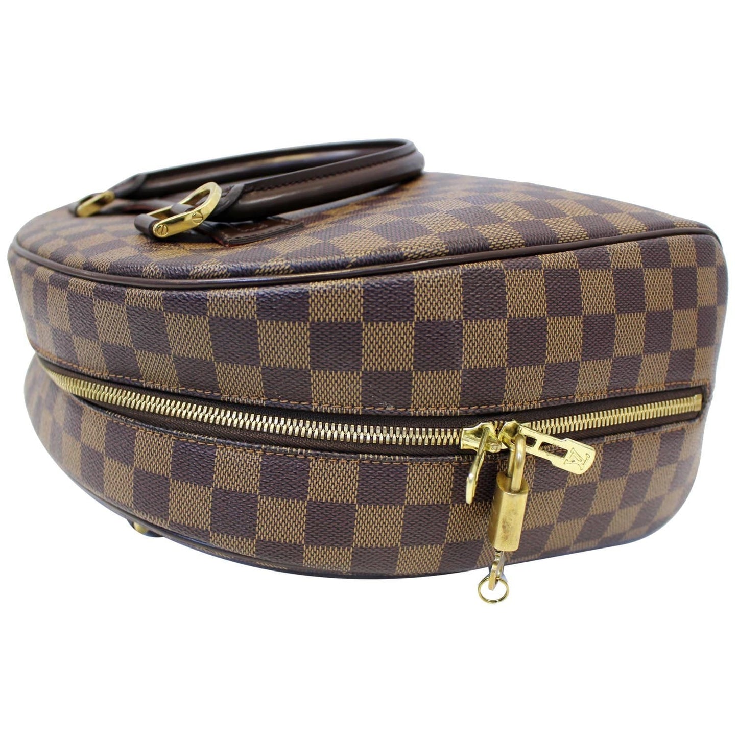 LOUIS VUITTON Nolita Damier Ebene Satchel Bag Brown