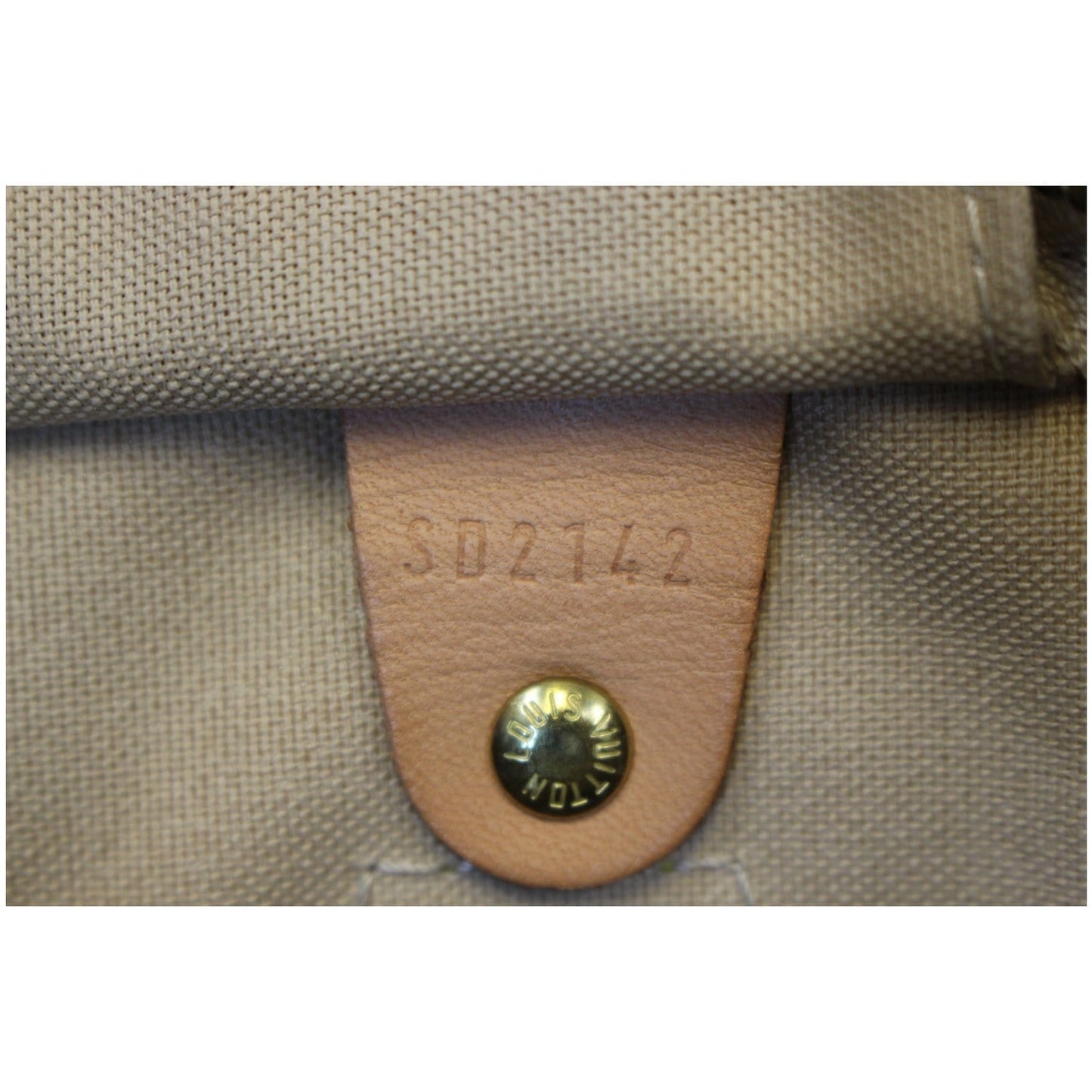 LOUIS VUITTON Speedy 30 Damier Azur Satchel Handbag