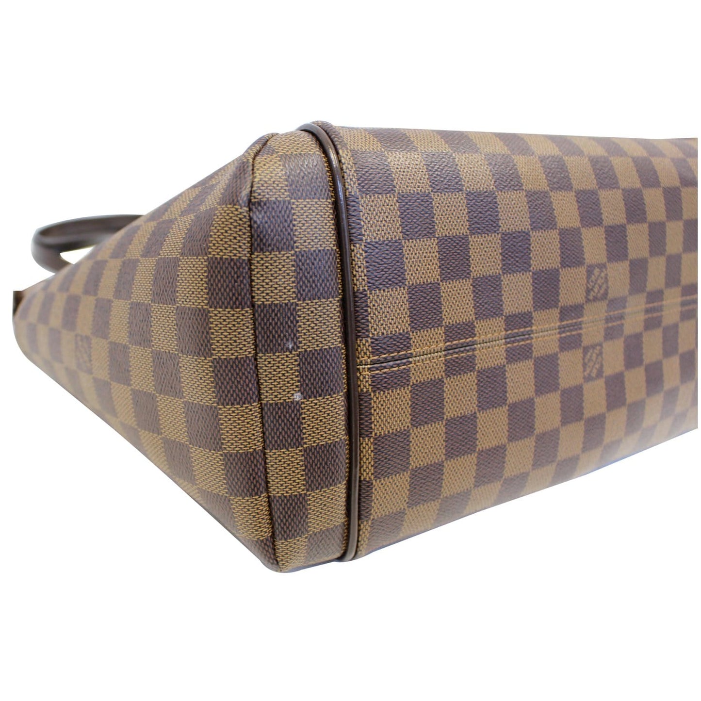 LOUIS VUITTON Totally MM Damier Ebene Shoulder Bag Brown