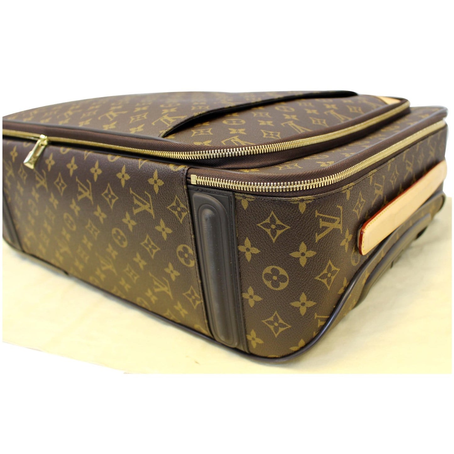 LOUIS VUITTON Pegase Legere 55 Monogram Canvas Business Suitcase Travel Bag Brown