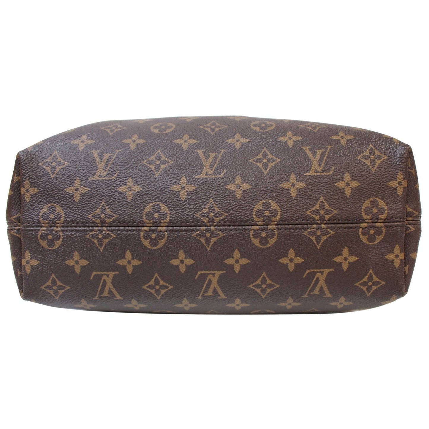 LOUIS VUITTON Graceful MM Monogram Canvas Shoulder Bag Brown