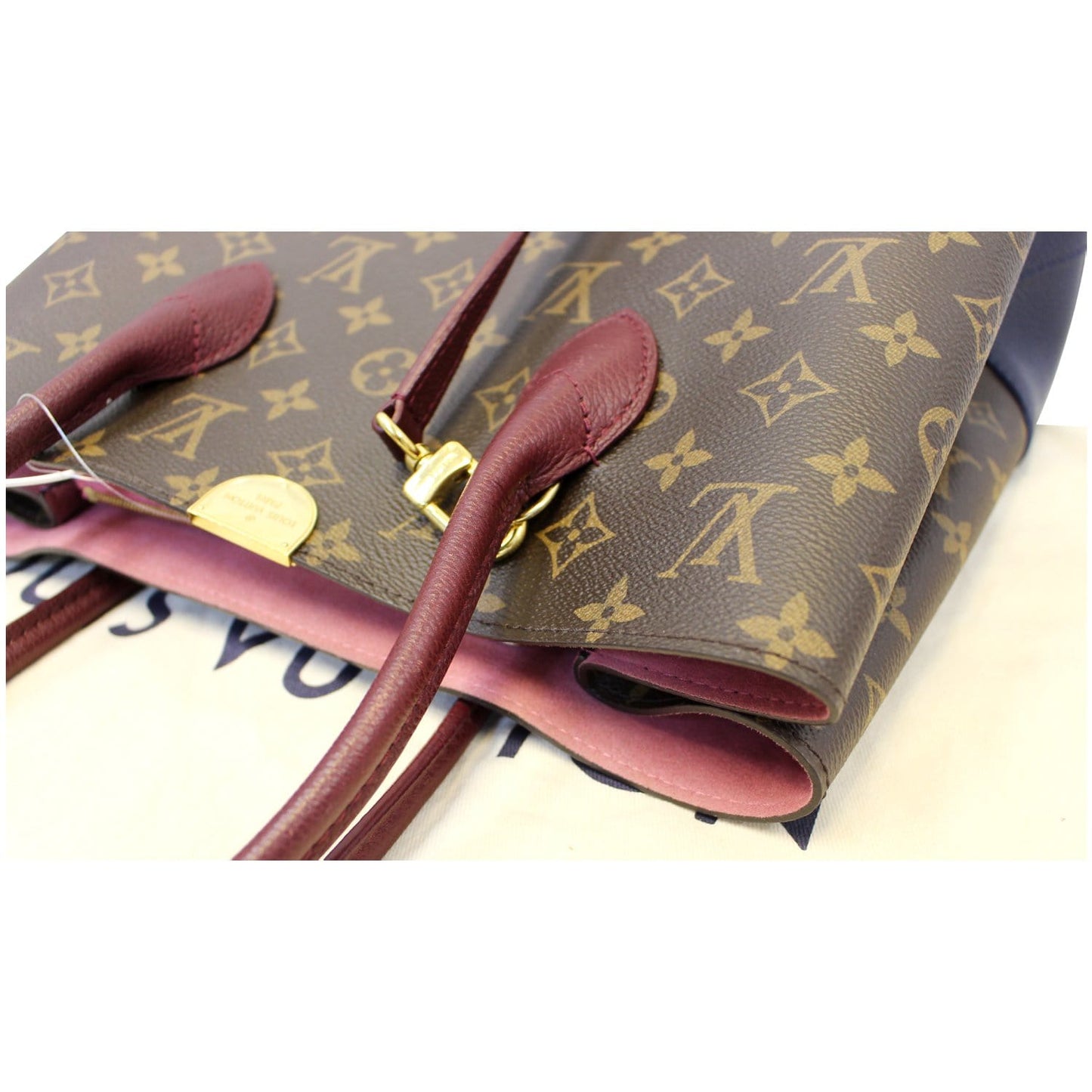 LOUIS VUITTON Flandrin Monogram Canvas Tote Shoulder Bag