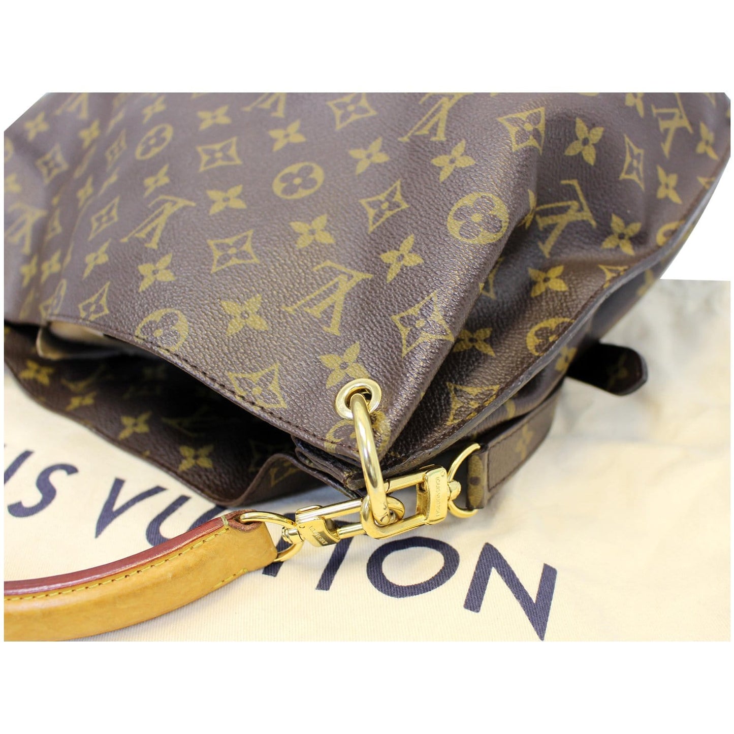 LOUIS VUITTON Metis Hobo Monogram Canvas Shoulder Bag Brown