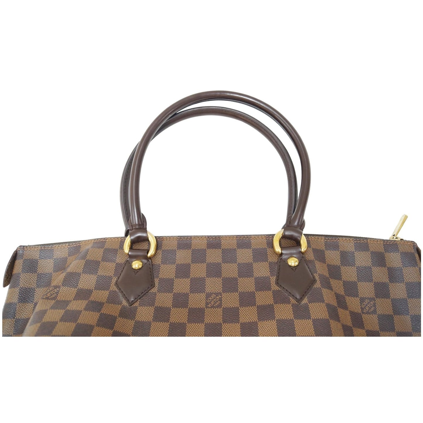 LOUIS VUITTON Saleya GM Damier Ebene Shoulder Handbag