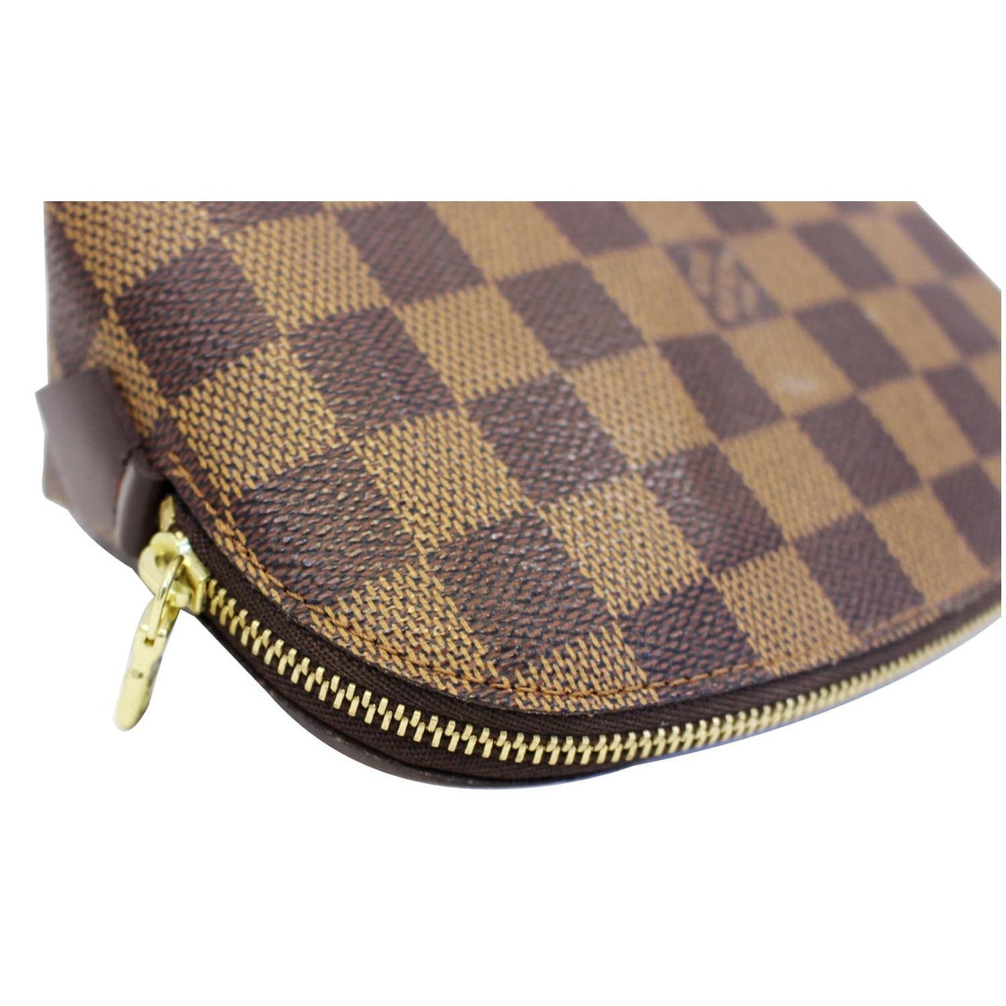 LOUIS VUITTON Damier Ebene Pochette Cosmetic Pouch