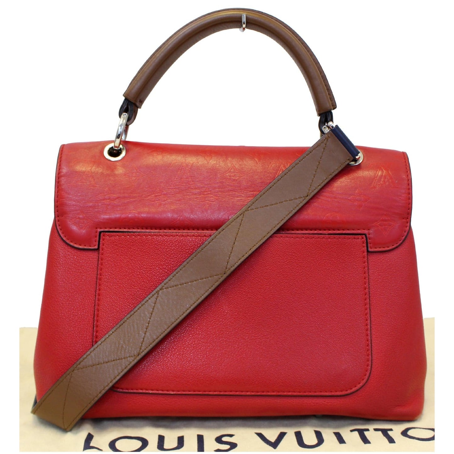 LOUIS VUITTON Very One Handle Monogram Leather Shoulder Bag Rubis - 20% OFF