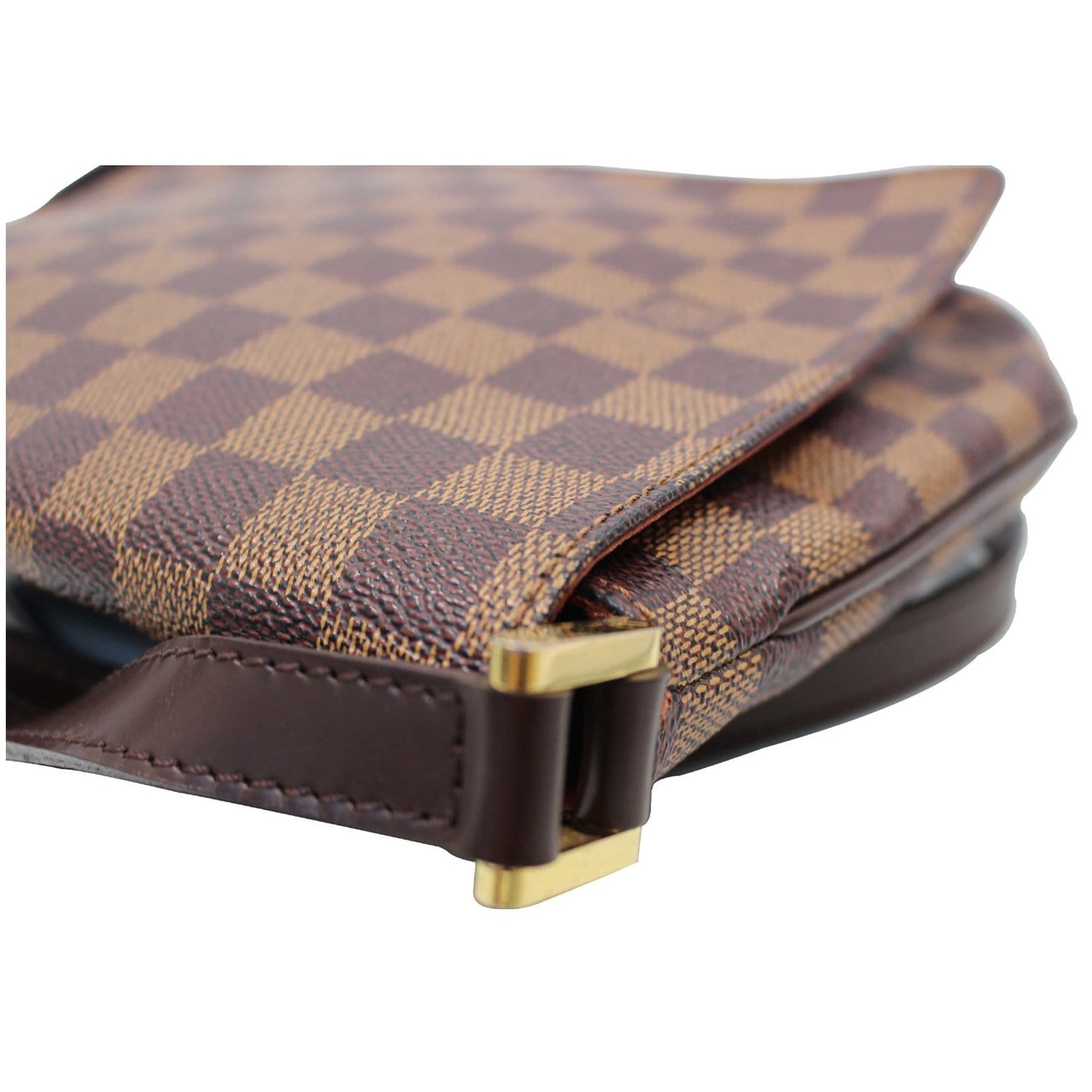 LOUIS VUITTON Musette Tango Long Strap Damier Ebene Crossbody Bag Brown
