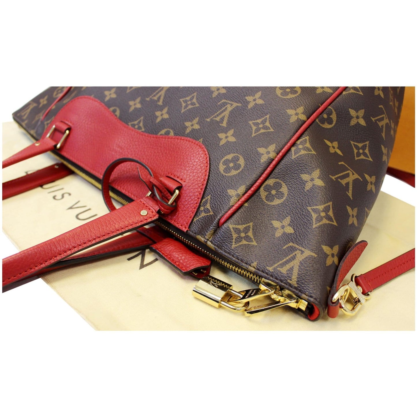 LOUIS VUITTON Estrela NM Monogram Canvas Shoulder Bag Cherry
