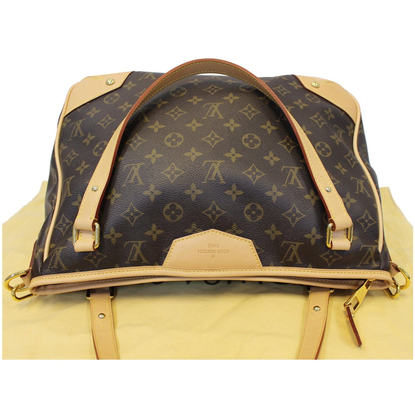 LOUIS VUITTON Estrela MM Monogram Canvas Shoulder Bag Brown