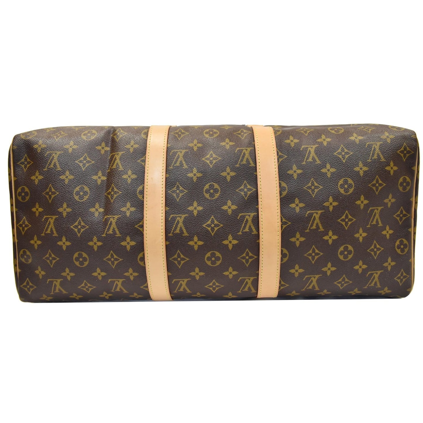 LOUIS VUITTON Keepall 45 Monogram Canvas Travel Bag Brown