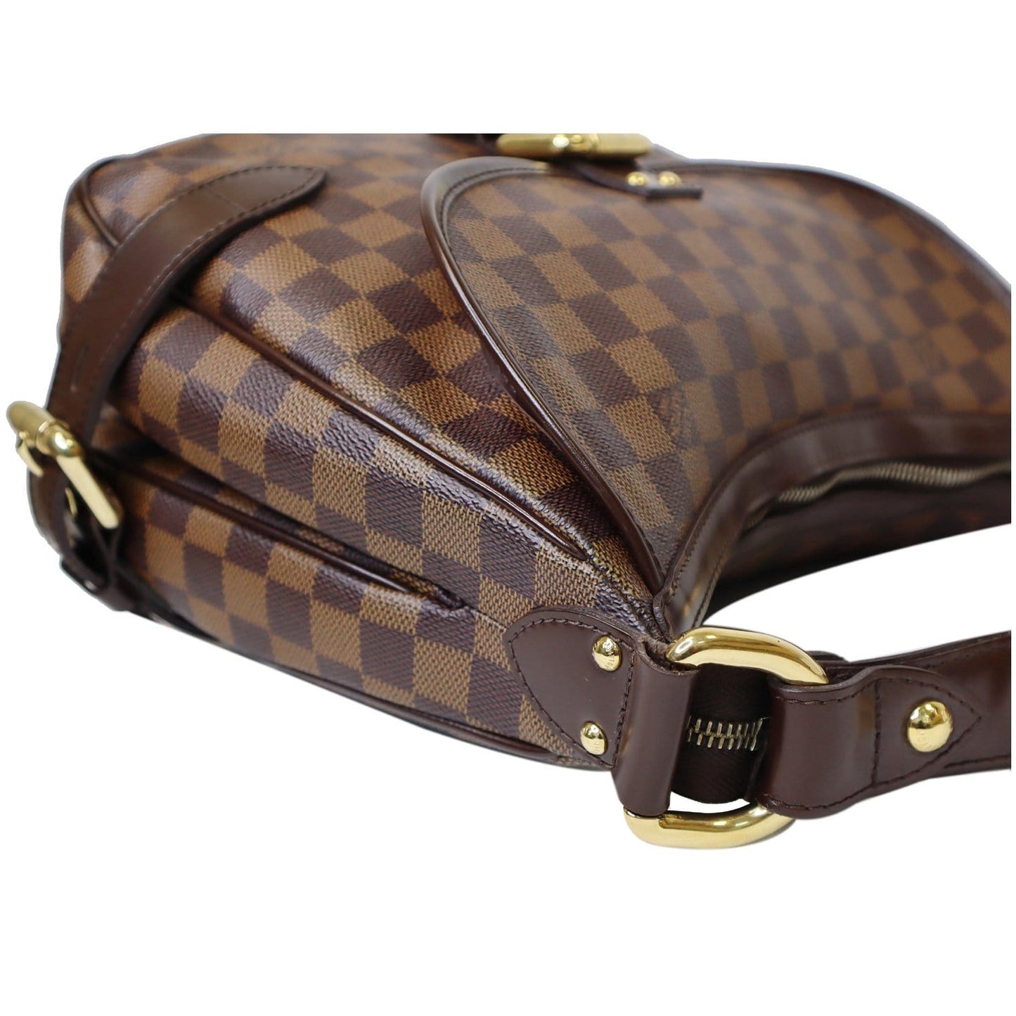 LOUIS VUITTON Highbury Damier Ebene Shoulder Bag Brown