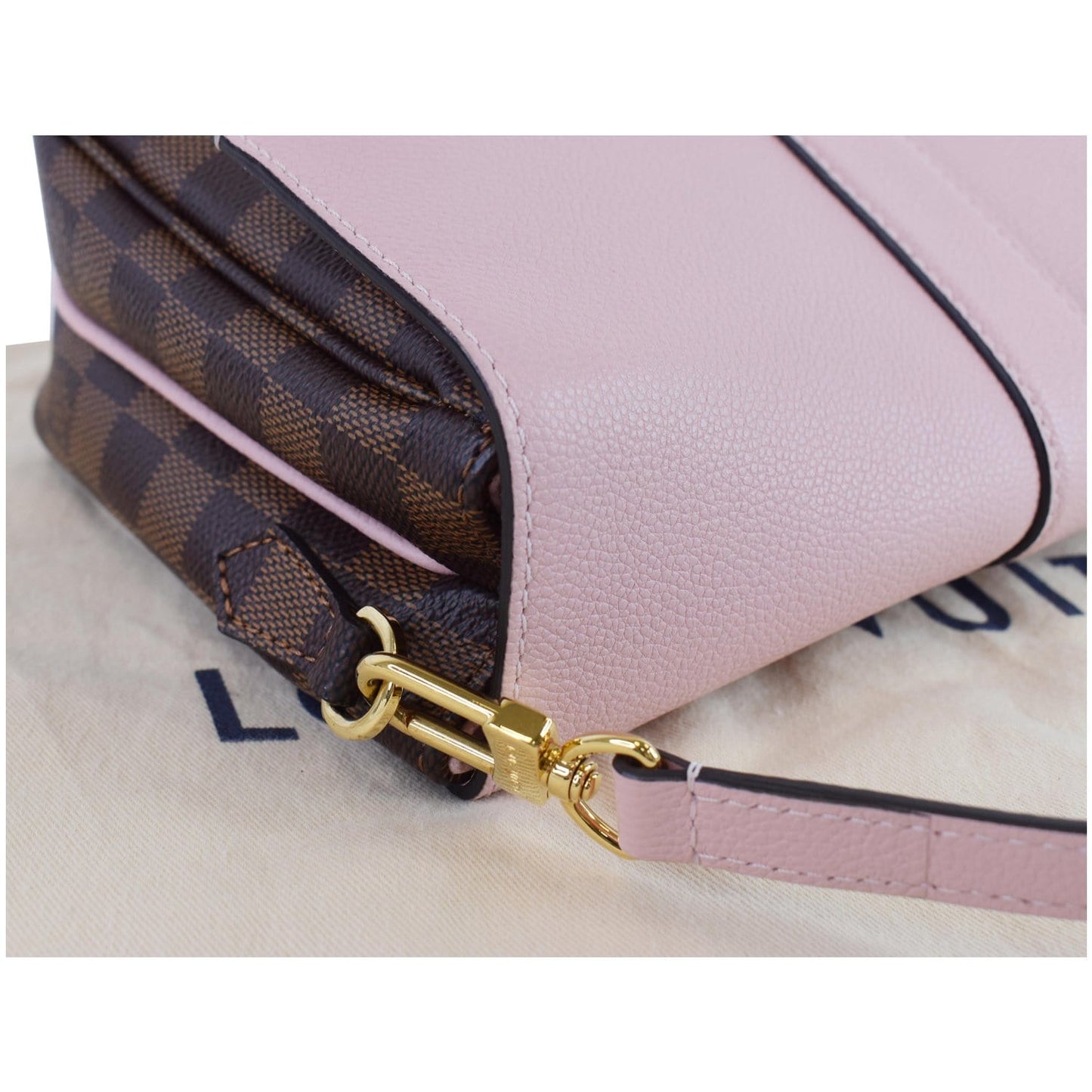LOUIS VUITTON Clapton Damier Ebene Crossbody Bag Magnolia