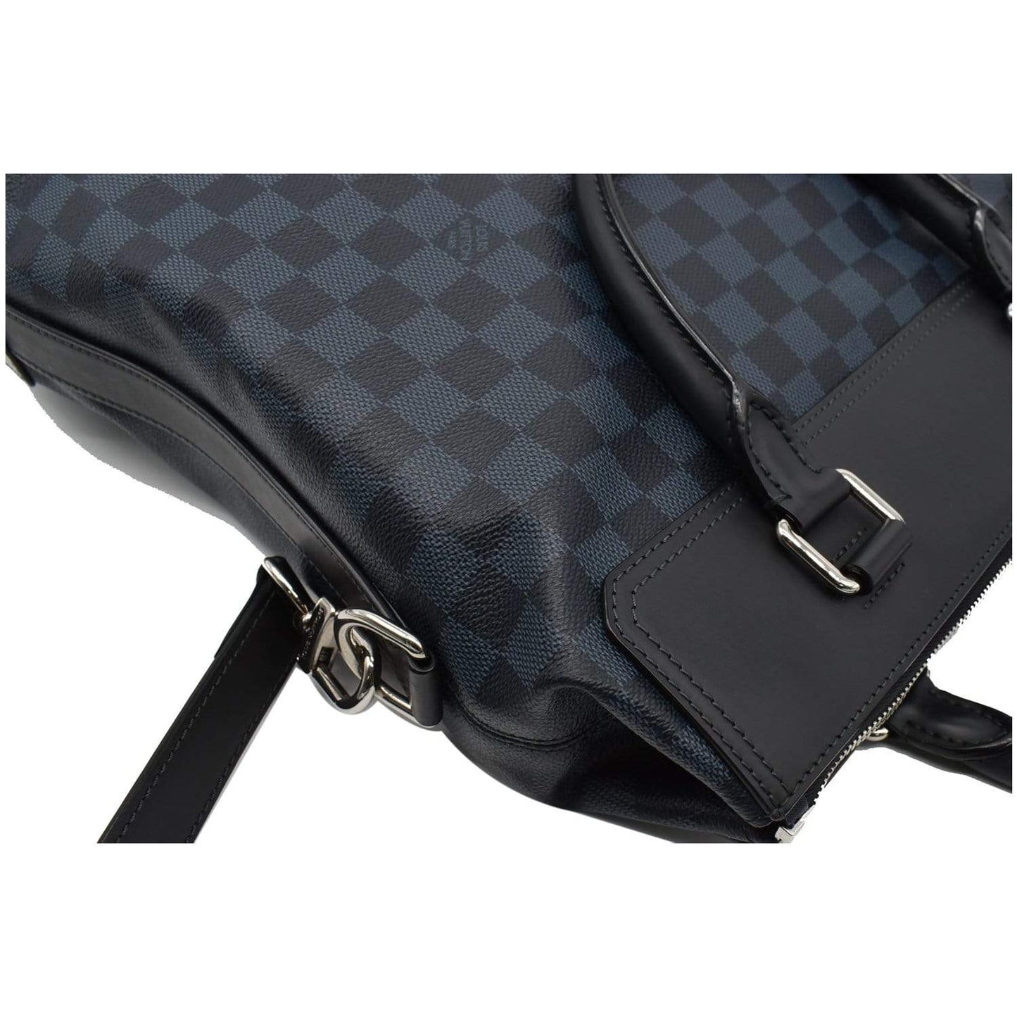 LOUIS VUITTON Greenwich Damier Cobalt Tote Bag Black
