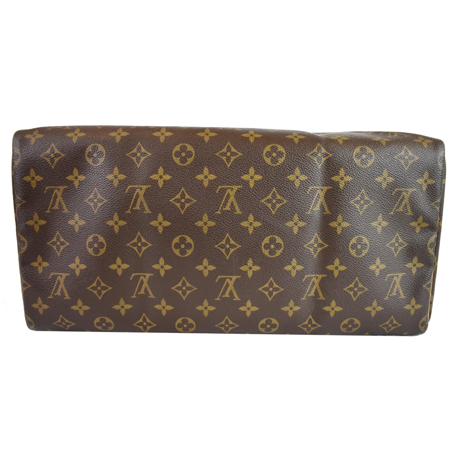LOUIS VUITTON Speedy 40 Monogram Canvas Satchel Bag Brown