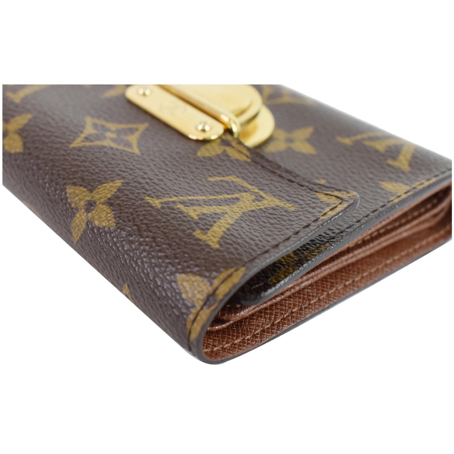 LOUIS VUITTON Monogram Canvas Koala Coin Purse Wallet Brown