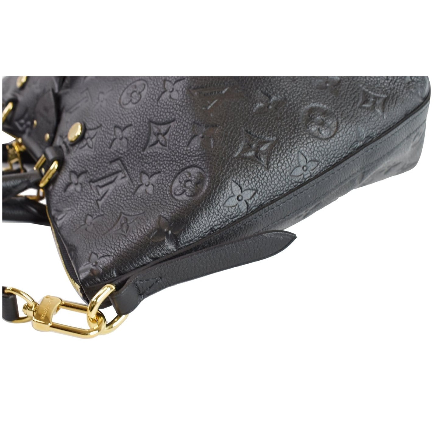LOUIS VUITTON Mazarine MM Monogram Empreinte Shoulder Bag Black